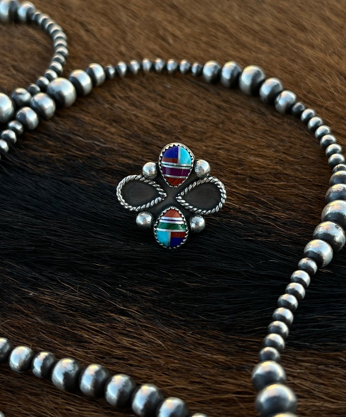 Natural Inlay Ring