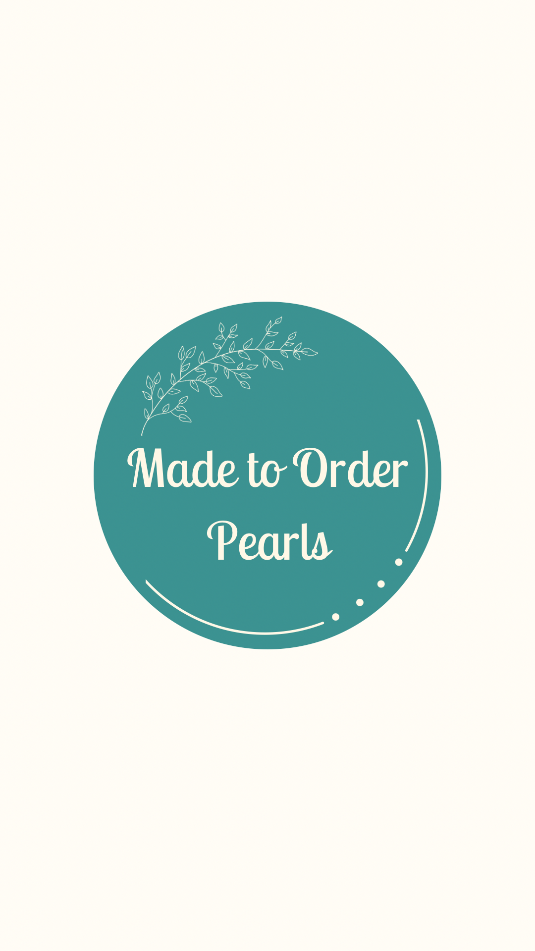 Made to Order Pearls