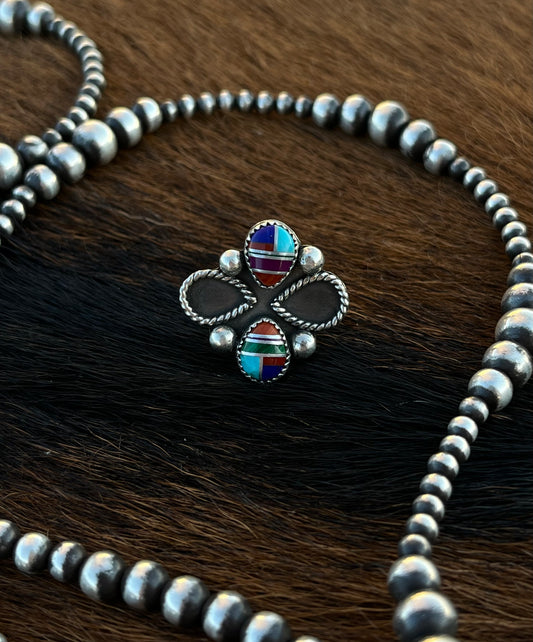 Natural Inlay Ring