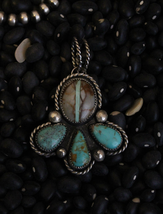 Mixed Turquoise Pendant