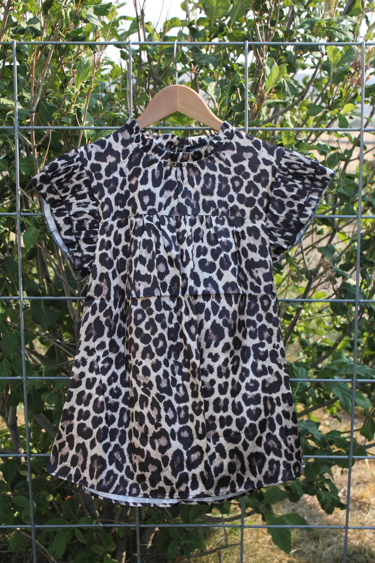 Cheetah Ruffle Shirt