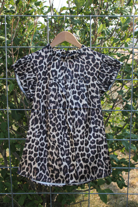 Cheetah Ruffle Shirt