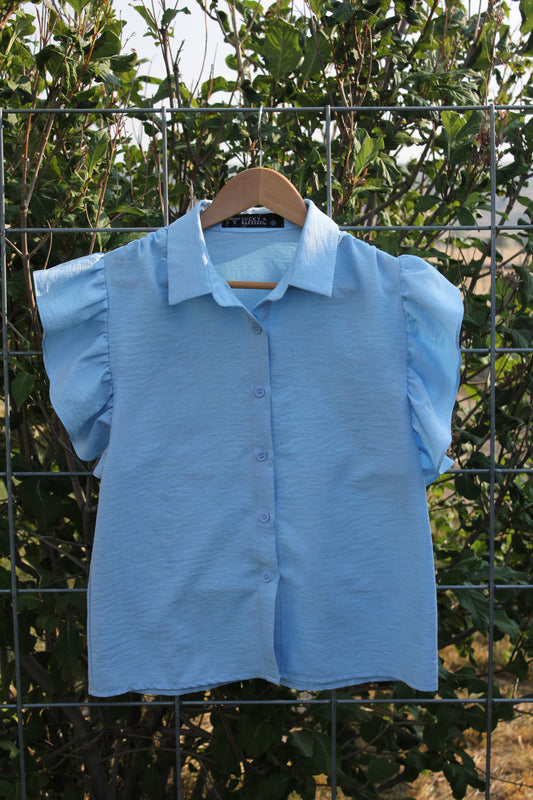 Blue Button Up Shirt